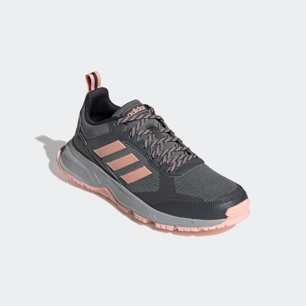 Adidas Essentials Women's Grey ROCKADIA TRAIL 3 Running SHOES Size 6 EG2523